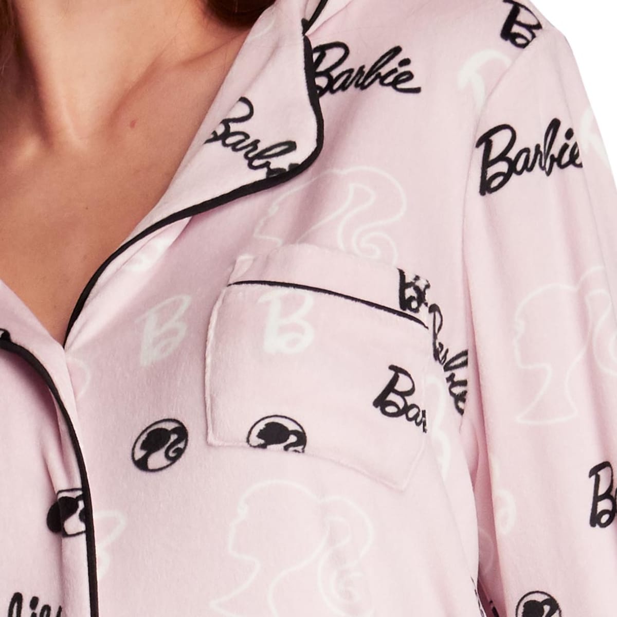 Pijama de 2 piezas color rosa para mujer, marca Barbie, mod. 1092055