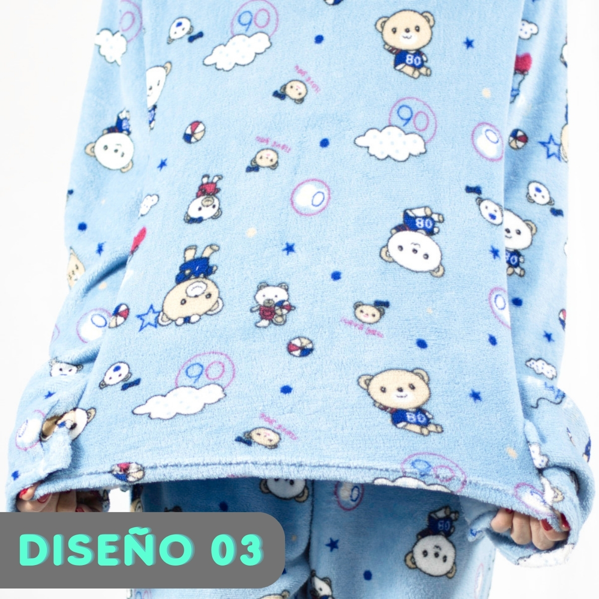 Pijama Afelpada Mujer Polar Pantalón Sudadera Ropa Invierno