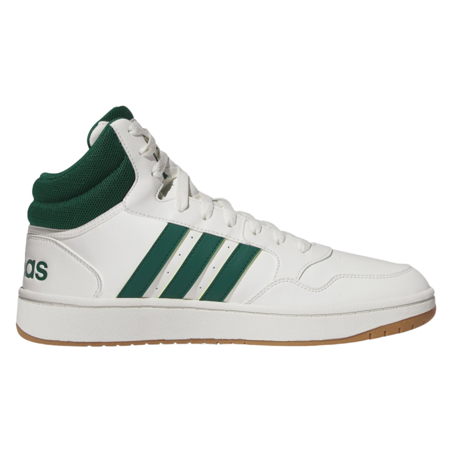 Tenis Casual Adidas Hoops 3.0 MID beige/verde IG5570 hombre