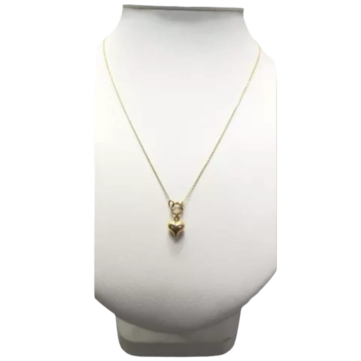 Gargantilla Nudo Corazón Oro 14K. + Obsequio