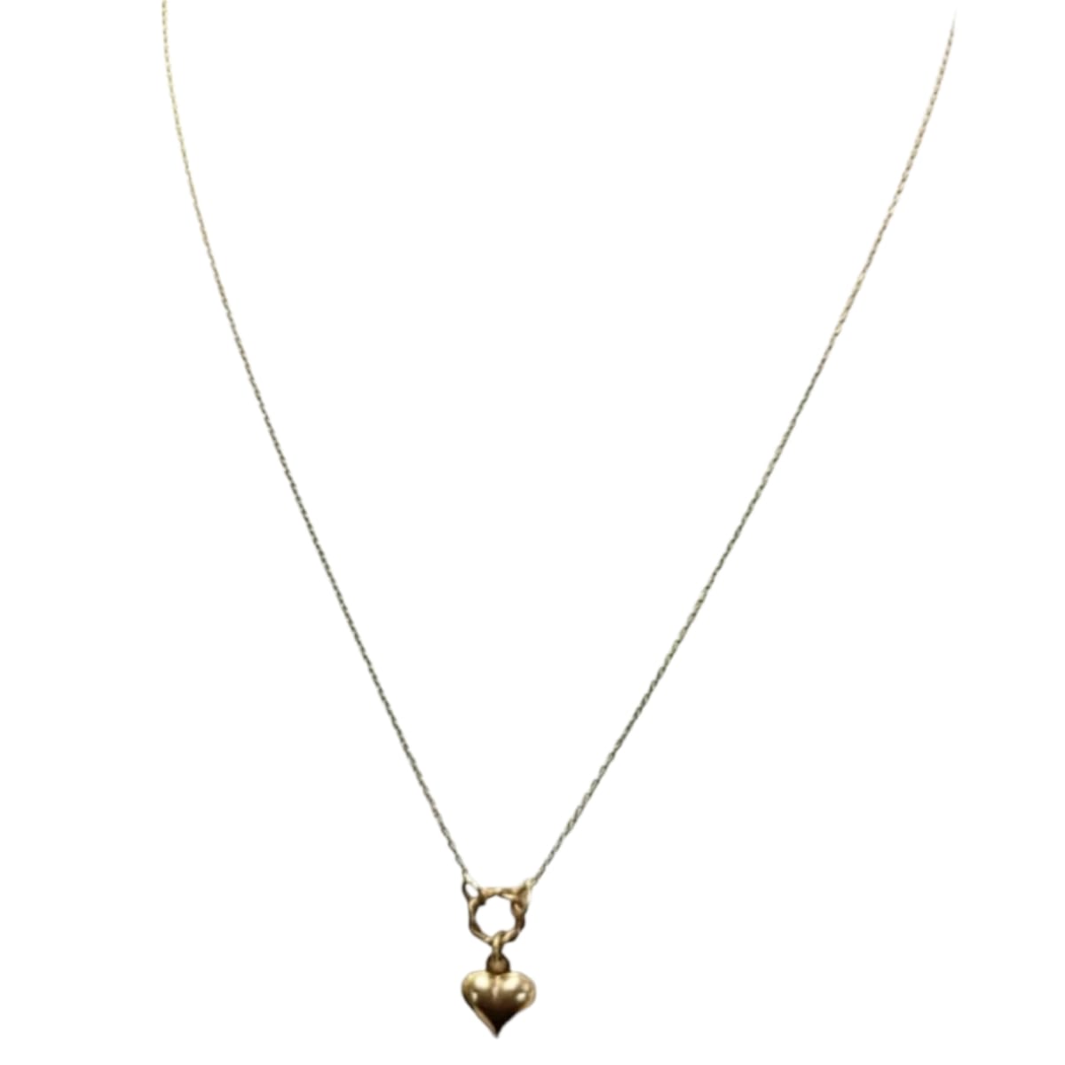 Gargantilla Nudo Corazón Oro 14K. + Obsequio