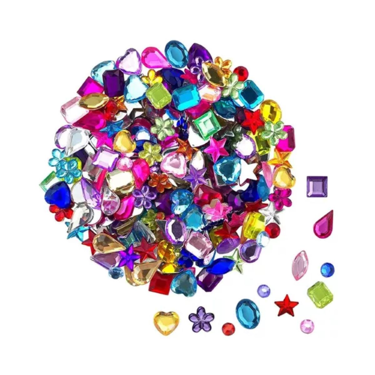 Piedras Acrilicas Para Coser Bisuteria Ropa Pulseras 900 Pcs 