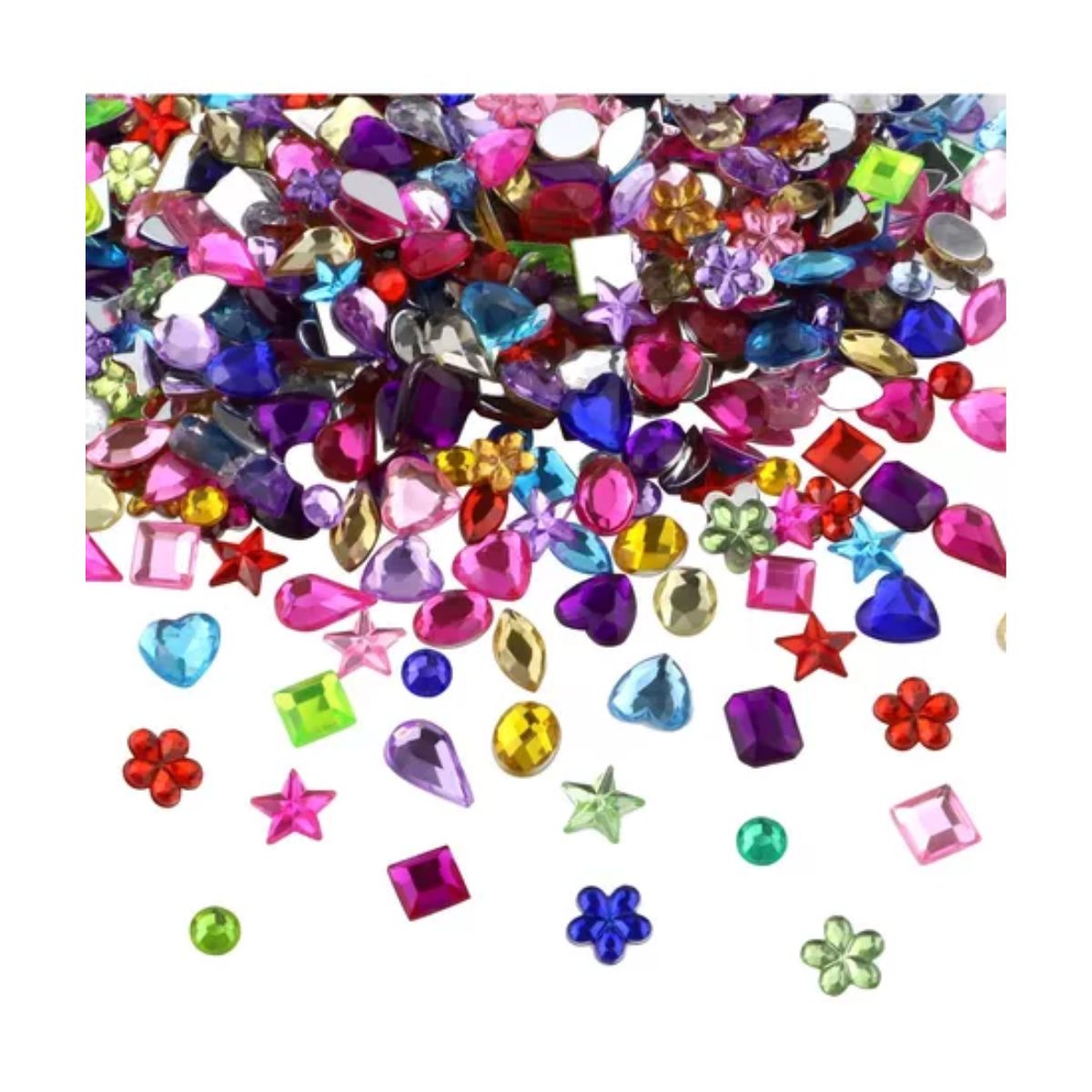 Piedras Acrilicas Para Coser Bisuteria Ropa Pulseras 900 Pcs 
