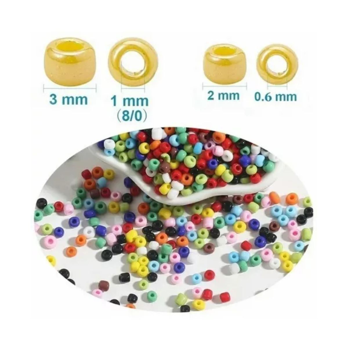 Cuentas Bisuteria De Pulsera Casera De 24 Colores