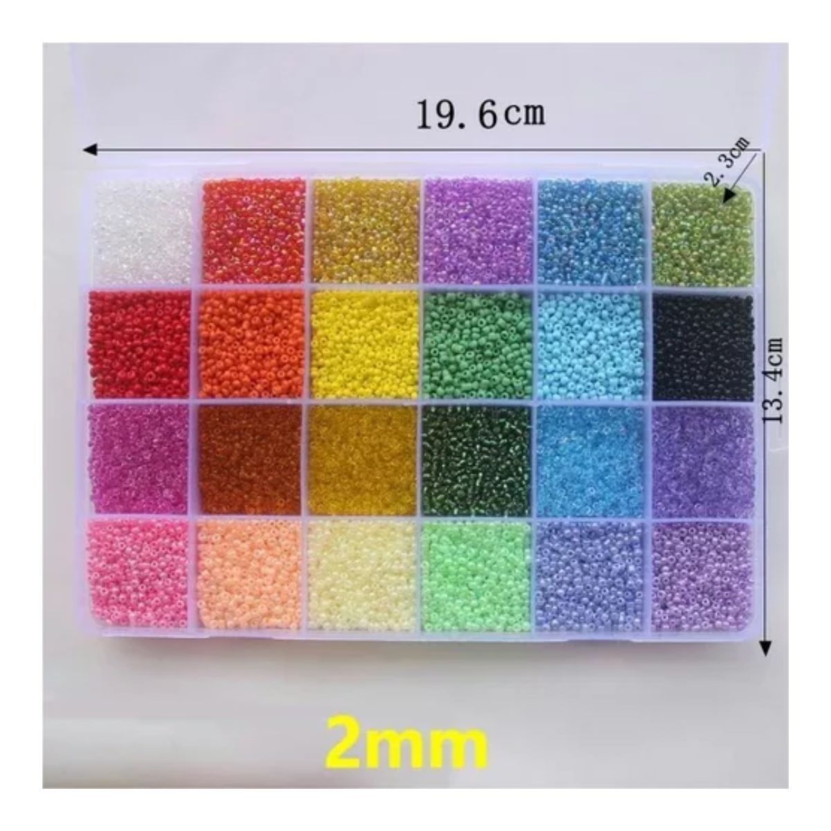 Cuentas Bisuteria De Pulsera Casera De 24 Colores