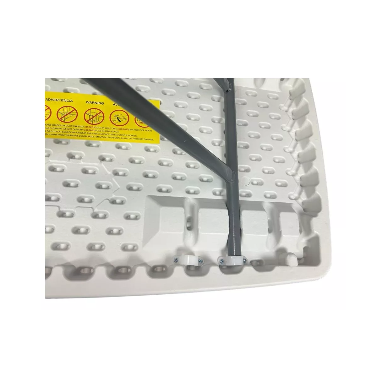 Mesa Plegable Pequeña Cocina Jardin 76x50cm Altura Ajustable