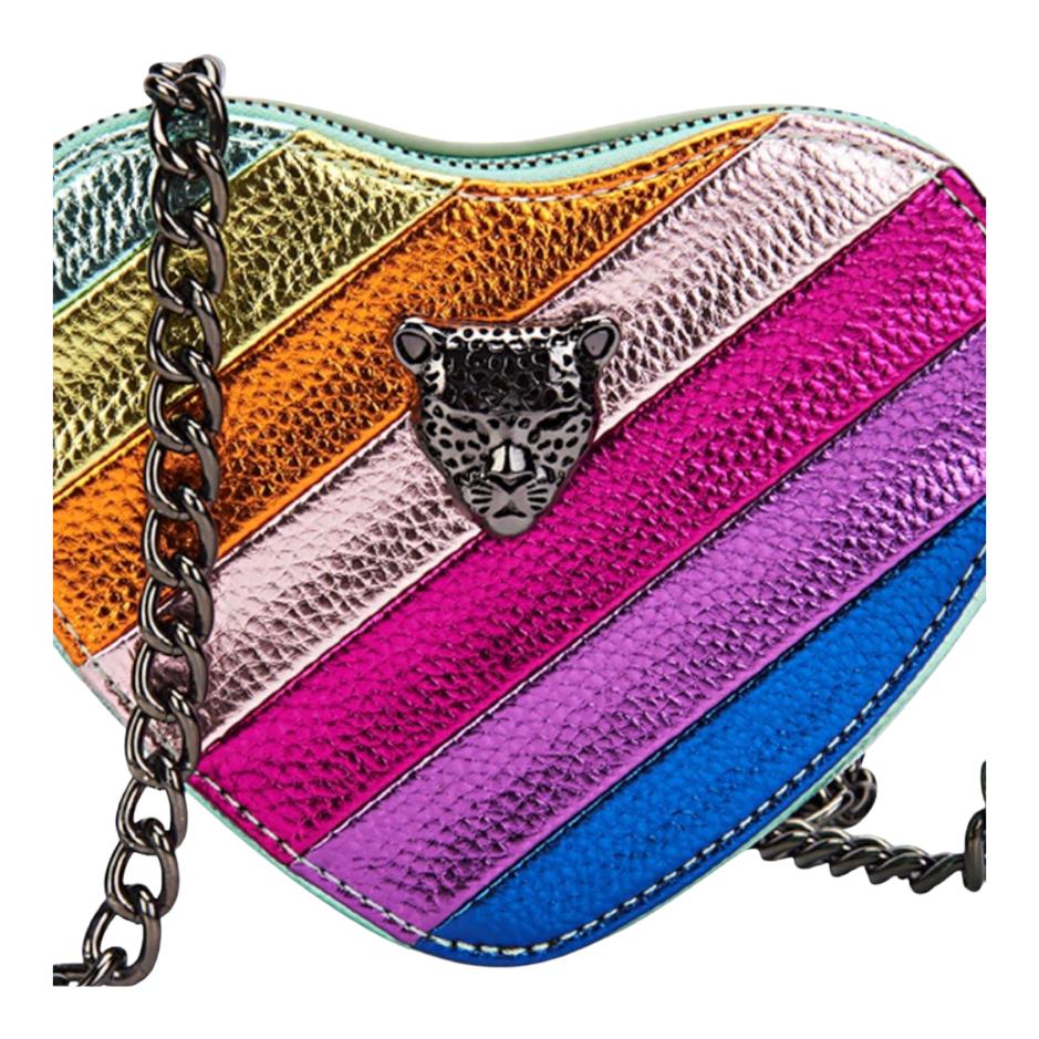 Bolsa Crossbody En Forma De Corazón Multicolor Holly Land