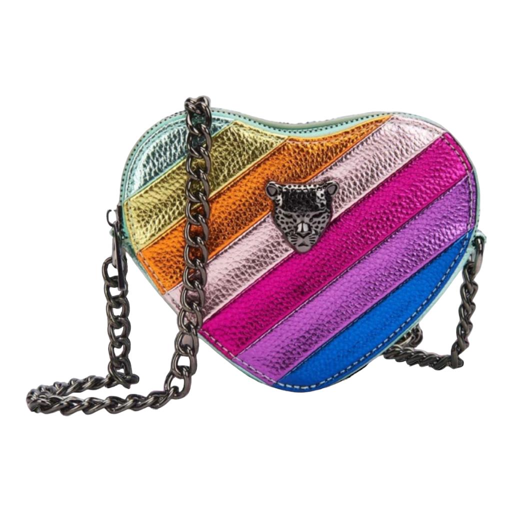 Bolsa Crossbody En Forma De Corazón Multicolor Holly Land