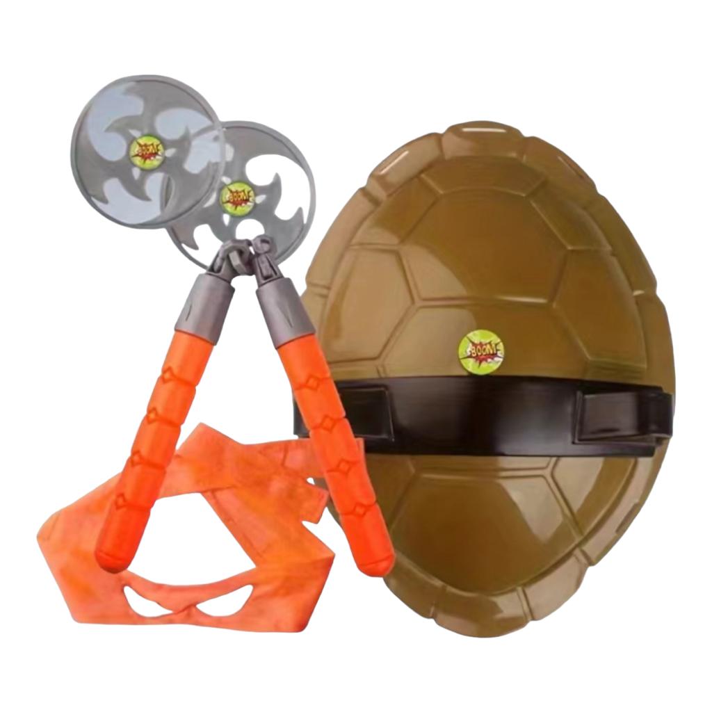 Disfraz Cosplay Tortugas Ninja Caparazon disfraz De Superhéroe Para Niños, Máscara Con Los Ojos Vendados, Caparazón De Tortuga, Escenario De Halloween