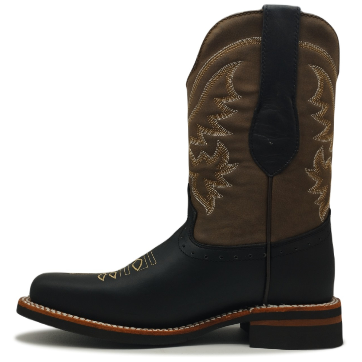 Bota Fina De Piel Rodeo Jaripeo Vaquero Bordado Costura 1890