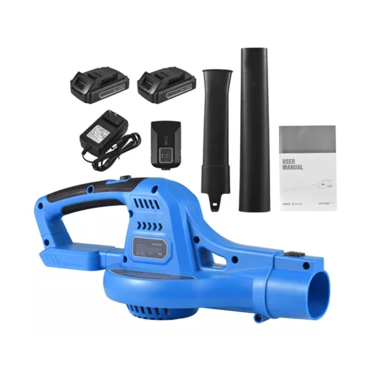 Soplador Hojas Inalámbrico Electrico Recargable 20v 2batería