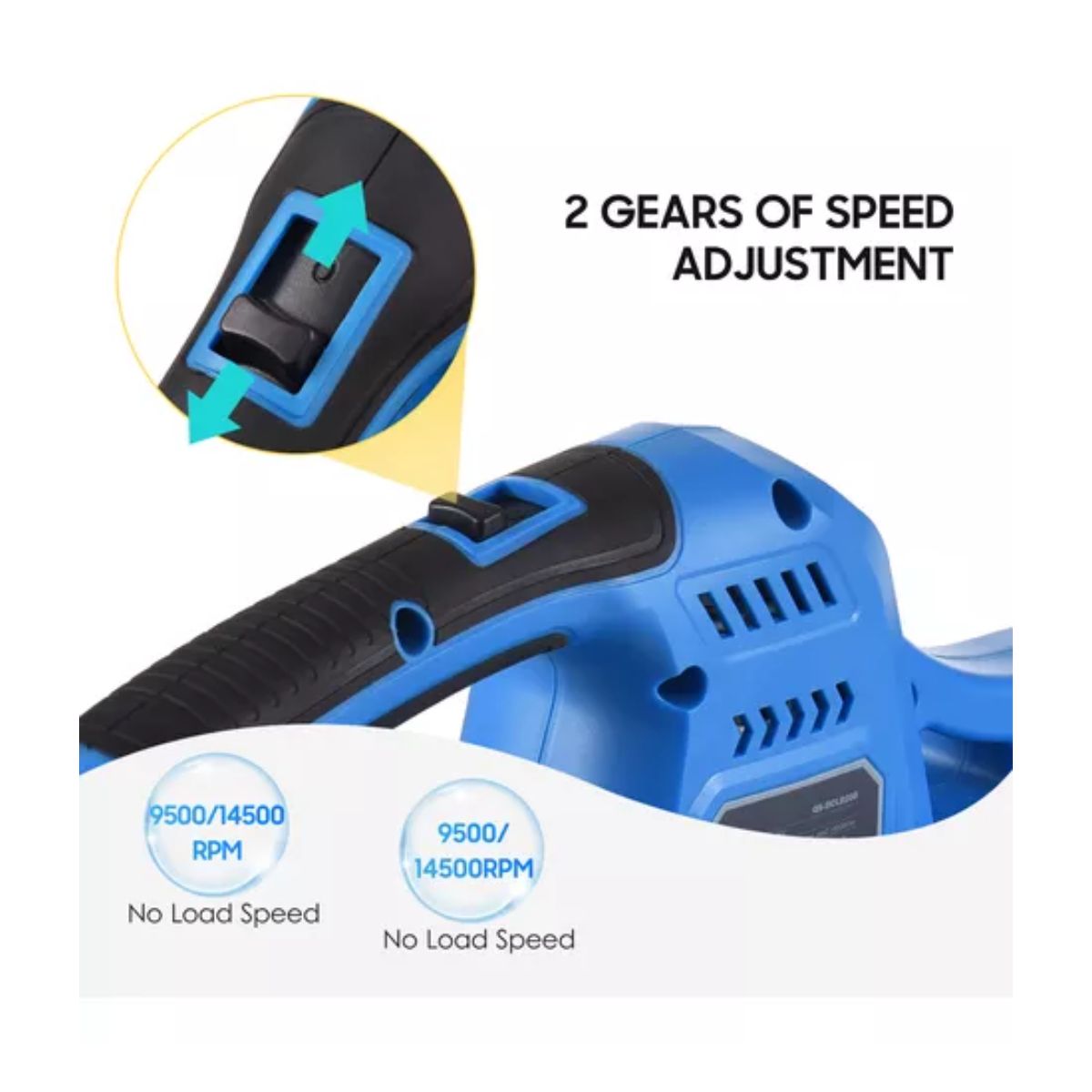 Soplador Hojas Inalámbrico Electrico Recargable 20v 2batería