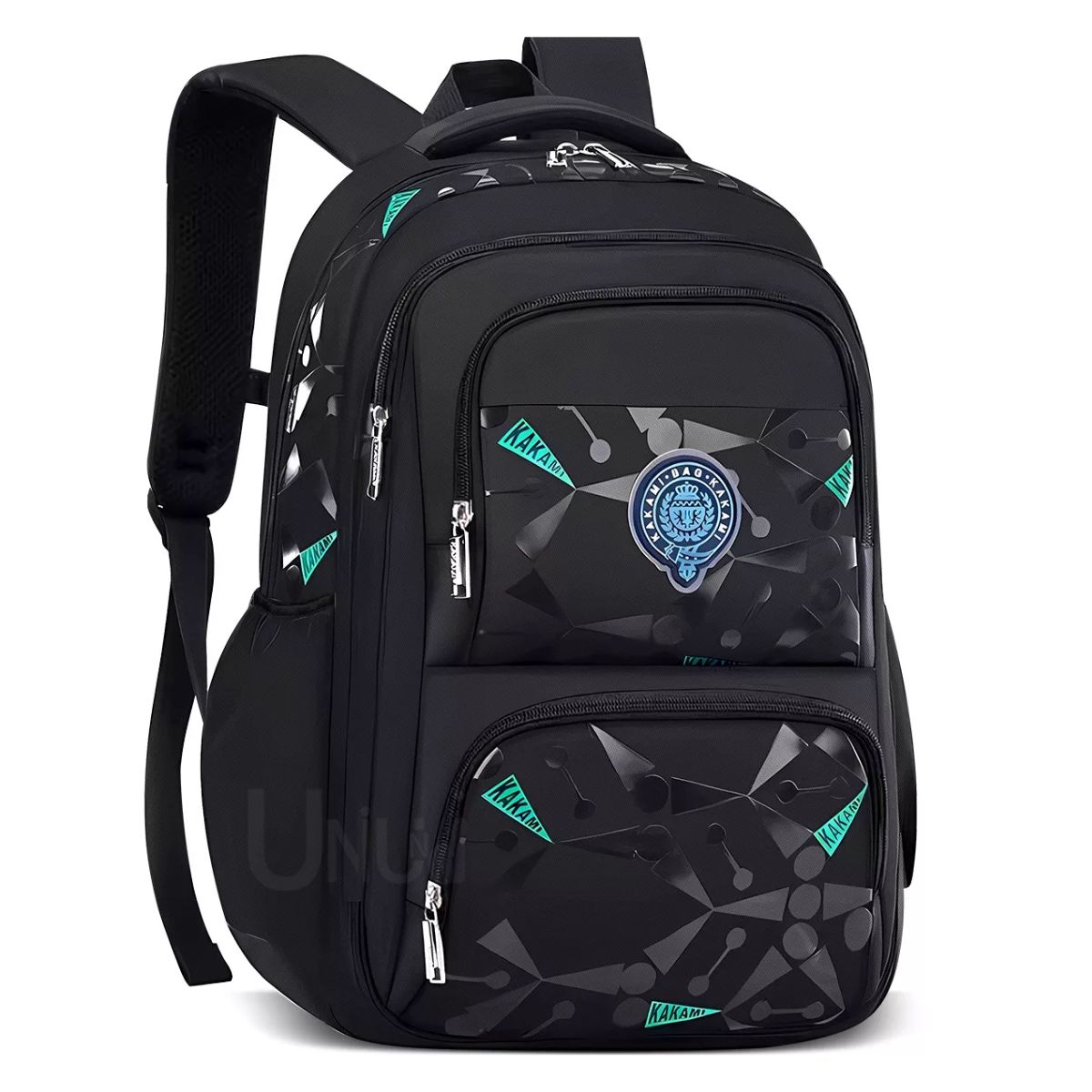 Mochila escolar viaje Escolar Viaje  color azul oscuro 30L Negro