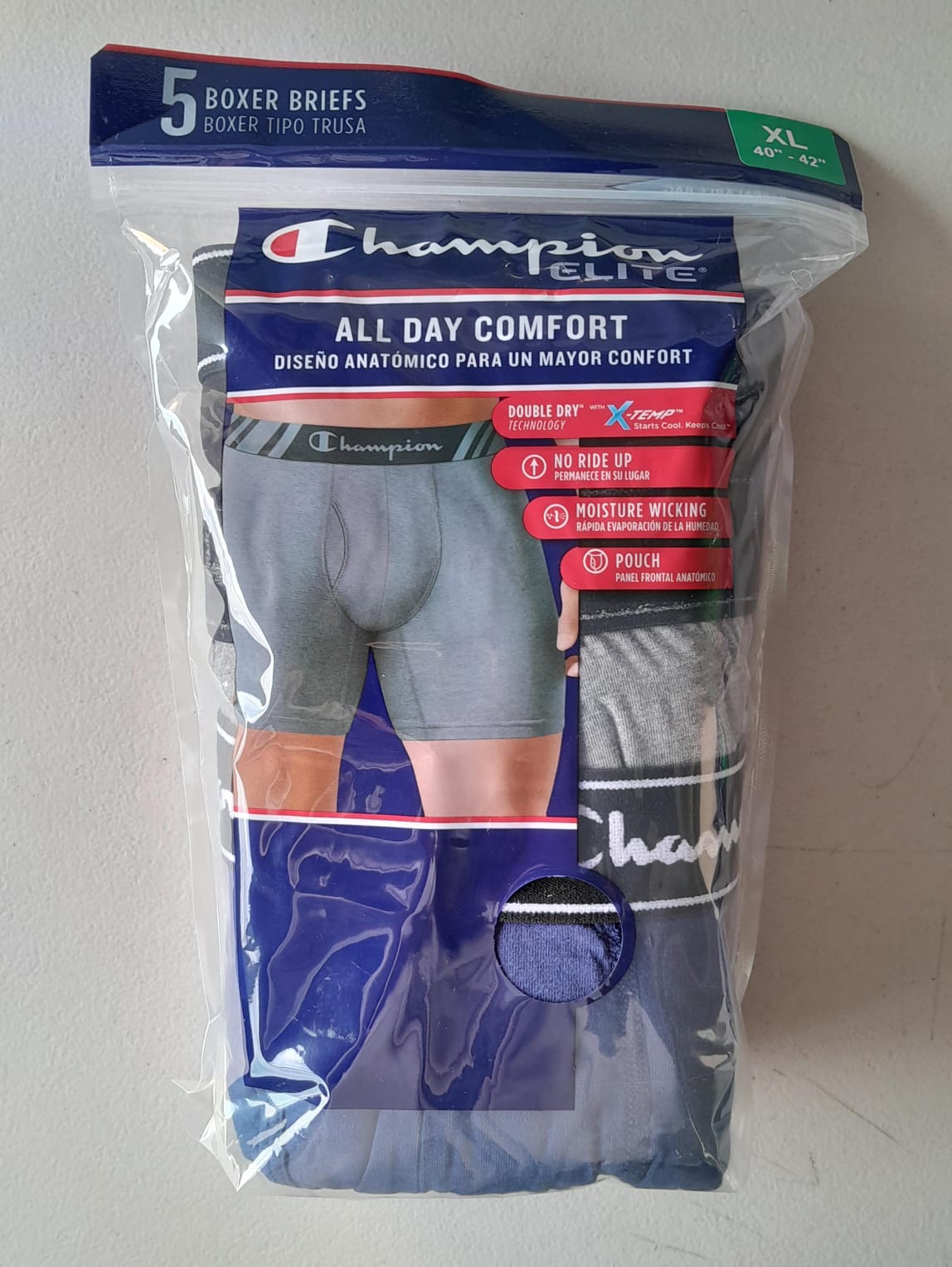 Champion Boxer Elite Ultra Confort  5 Piezas