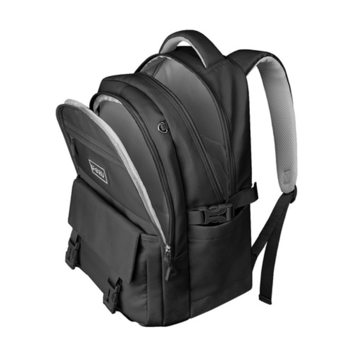 Mochila escolar Antirrobo Mochila Negro cielo diseño liso 30L