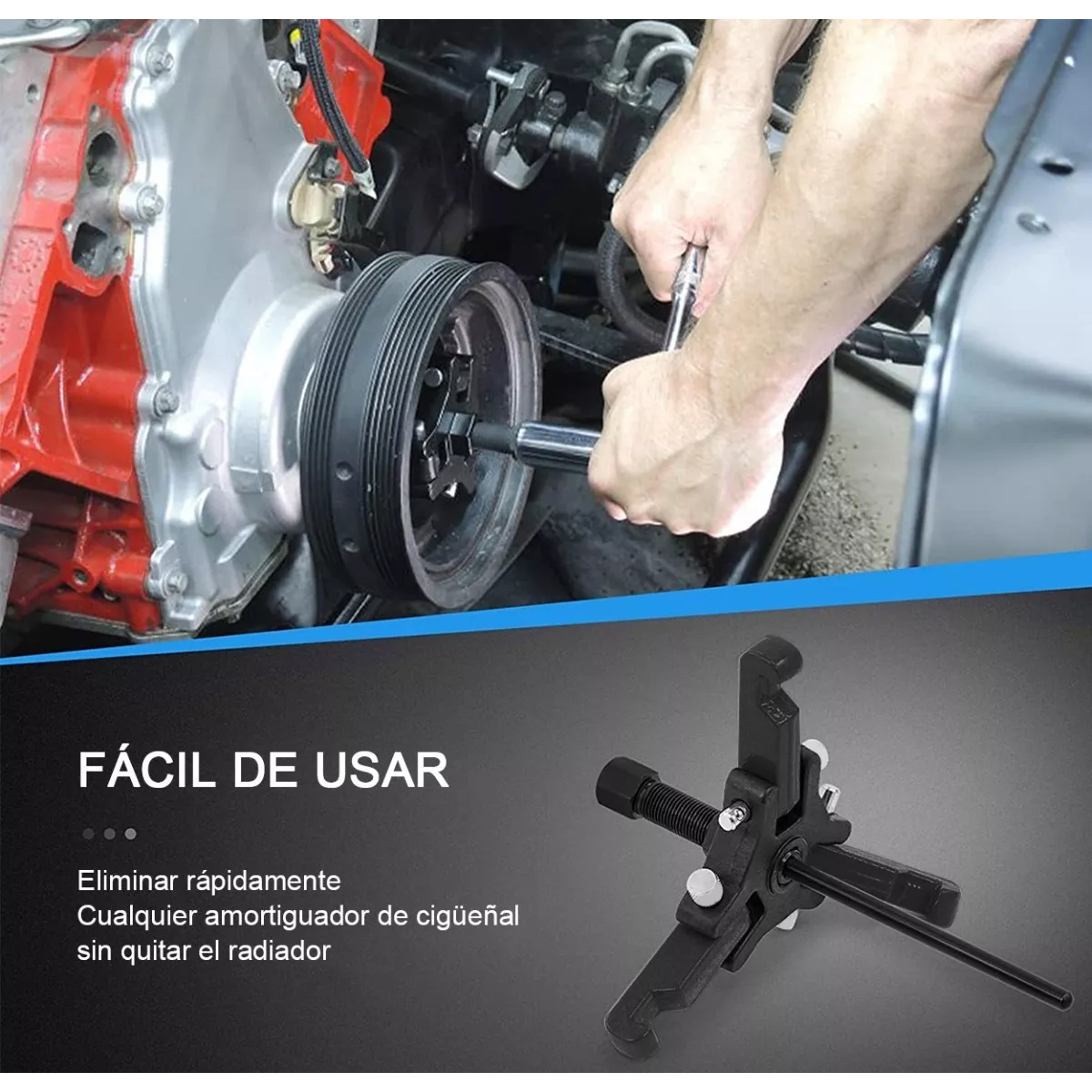 Extractor De Polea Damper, Polea De Cigüeñal Babefas