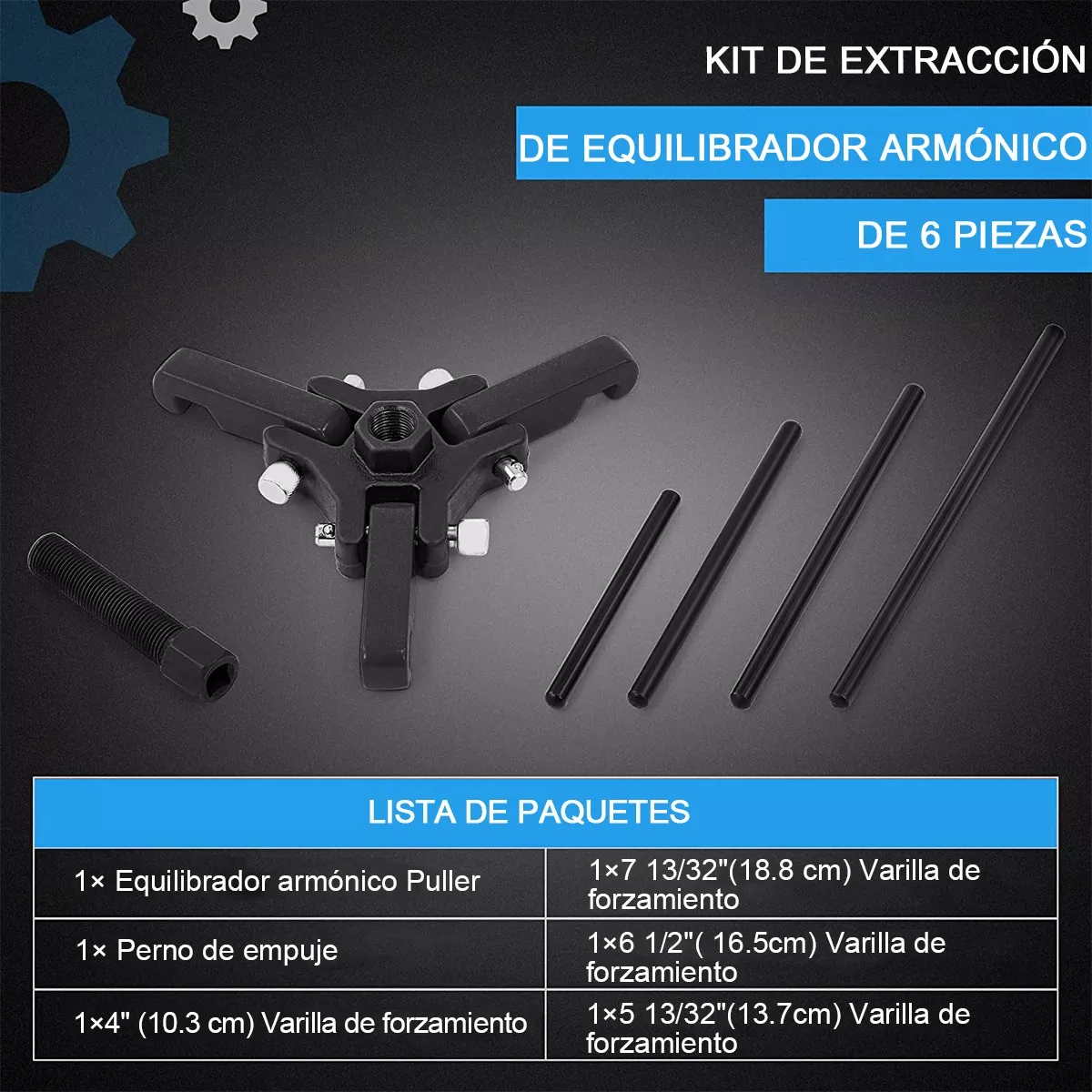 Extractor De Polea Damper, Polea De Cigüeñal Babefas