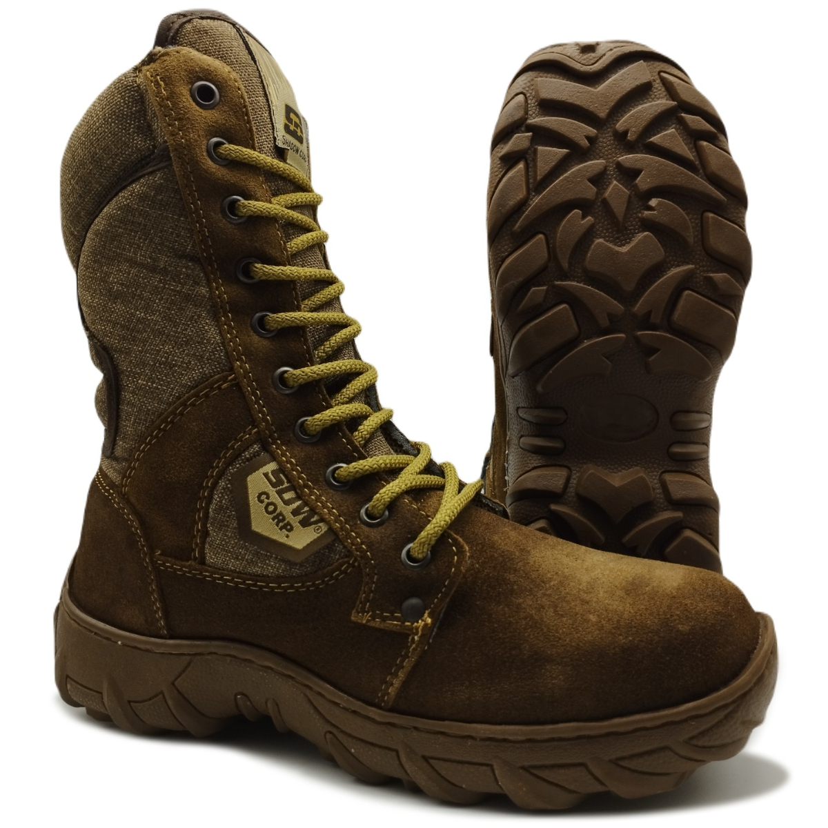 Bota T ctica De Piel Cosida Estilo Militar Resistente 2096