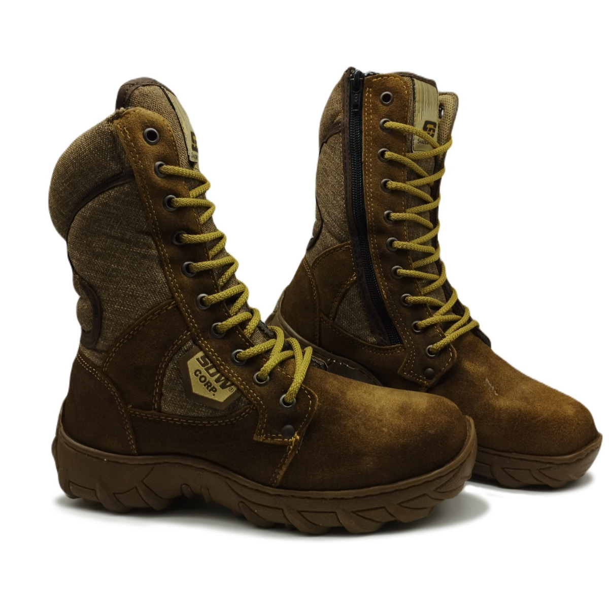 Bota T ctica De Piel Cosida Estilo Militar Resistente 2096