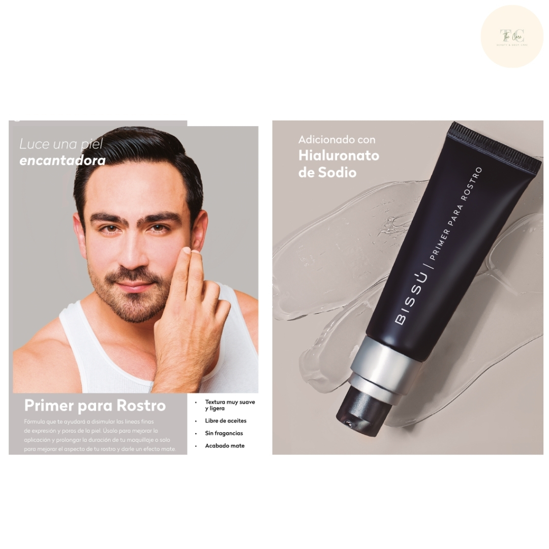 Set Maquillaje Básico Bissú Primer+Rimel+Fijador+Delineador.