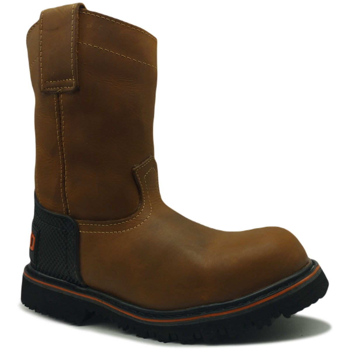 Bota Industrial de Piel, Altas, Cosidas, Casco de Acero y Resistentes Cornelios 2021