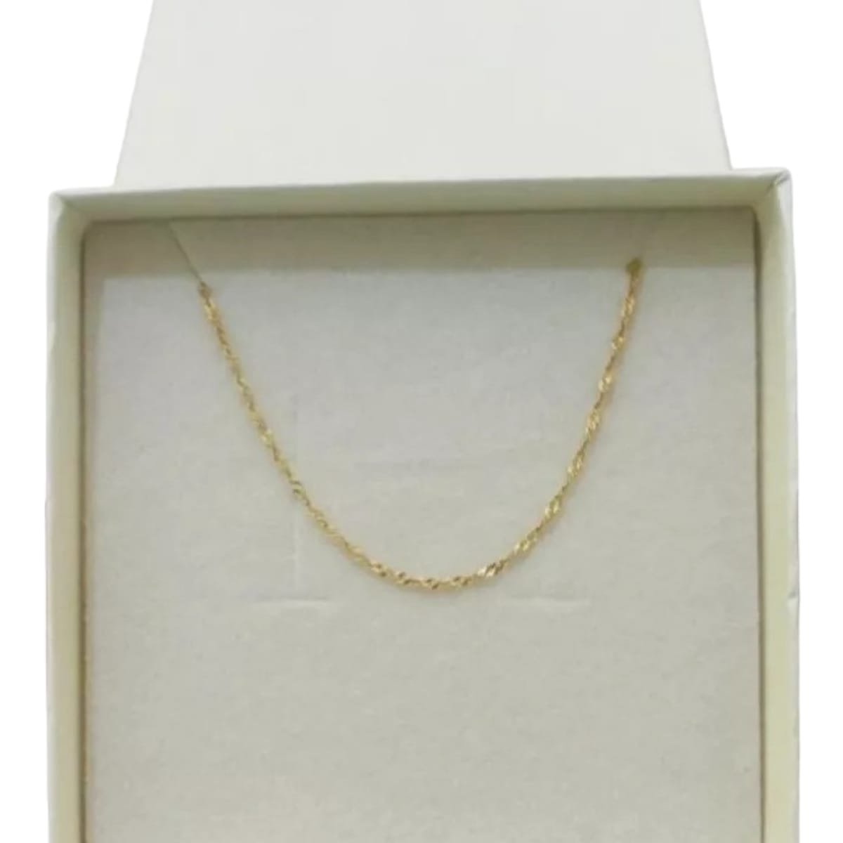 Juego Inicial Letra G Con Cadena 50 Cm Oro 14K + Obsequio