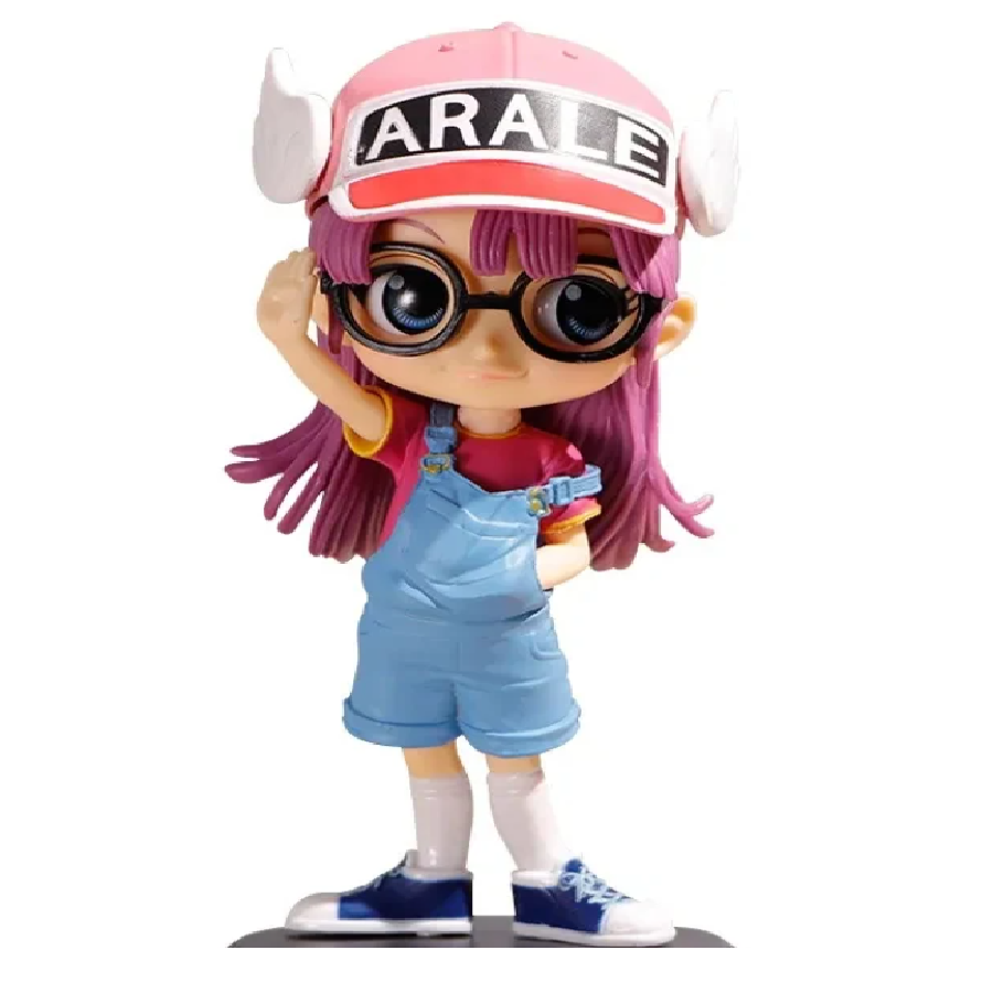 Figura Juguete Dr. Slump Arale Norimaki Cabello Morado Q Posket 13 cm
