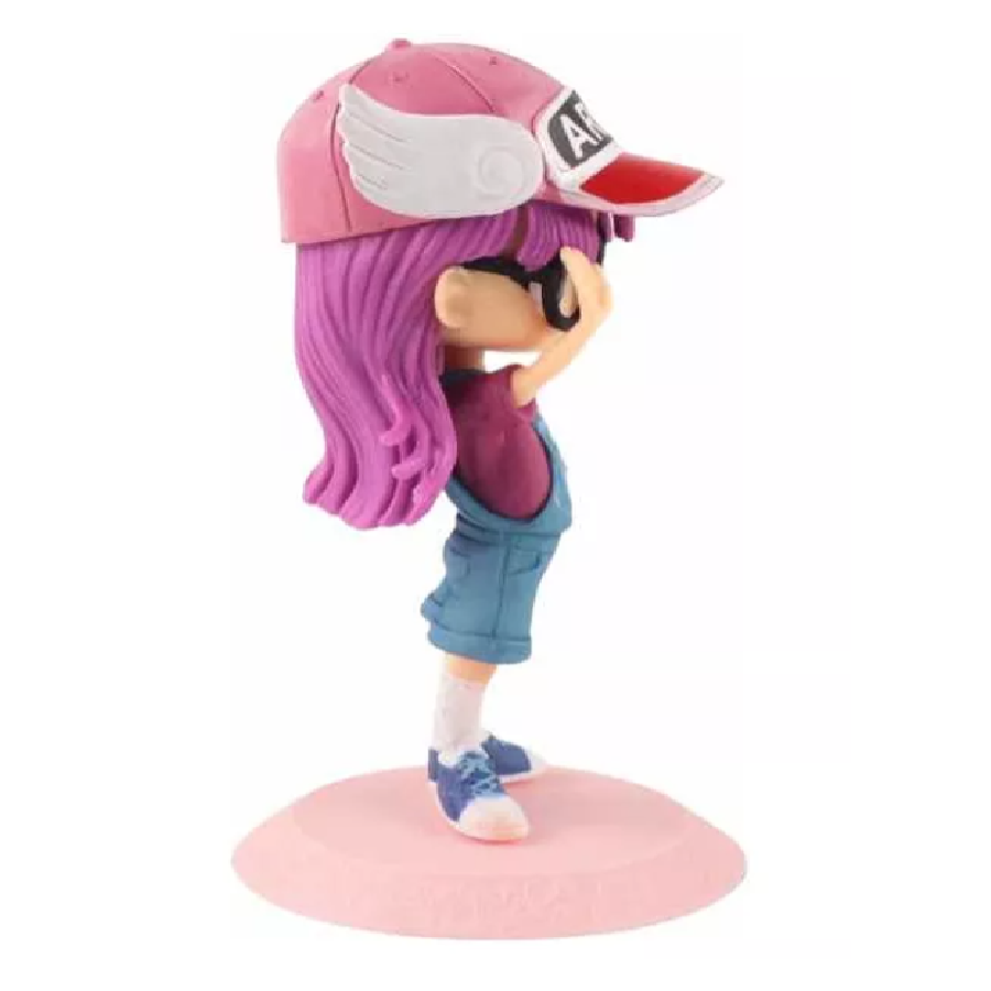 Figura Juguete Dr. Slump Arale Norimaki Cabello Morado Q Posket 13 cm