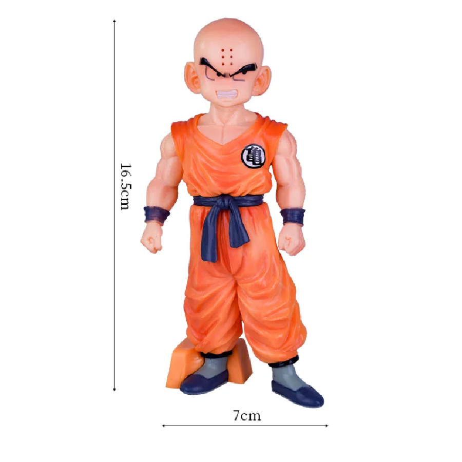 Figura Juguete Muñeco Krilin Dragon Ball Z 16 Cm Anime Con Caja