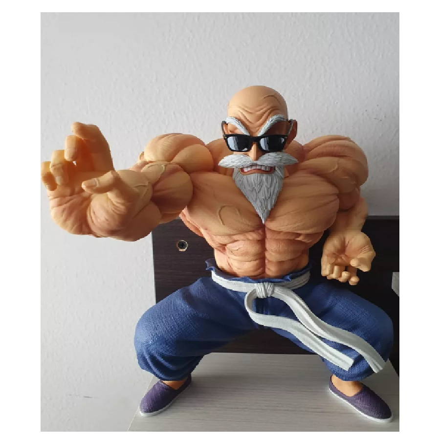 Figura Juguete Muñeco Dragon Ball Z Maestro Roshi 10 Cm Anime Con Caja