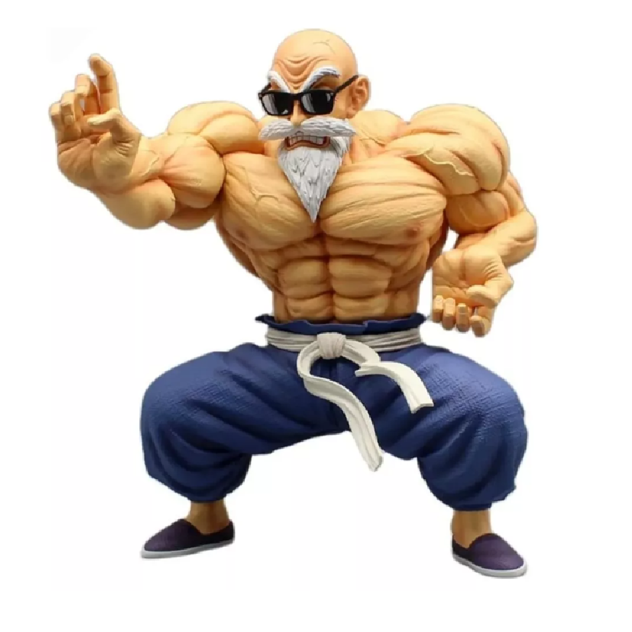 Figura Juguete Muñeco Dragon Ball Z Maestro Roshi 10 Cm Anime Con Caja