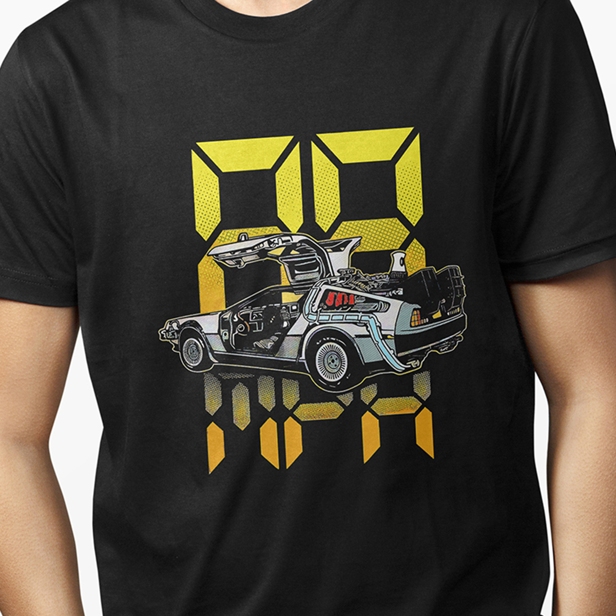 Playera - Auto Volver al Futuro para Caballero