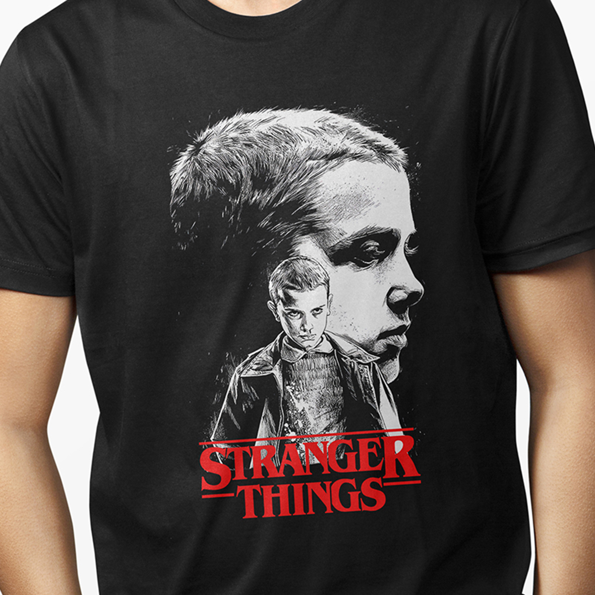 PLAYERA PARA HOMBRE - STRANGER THINGS ELEVEN
