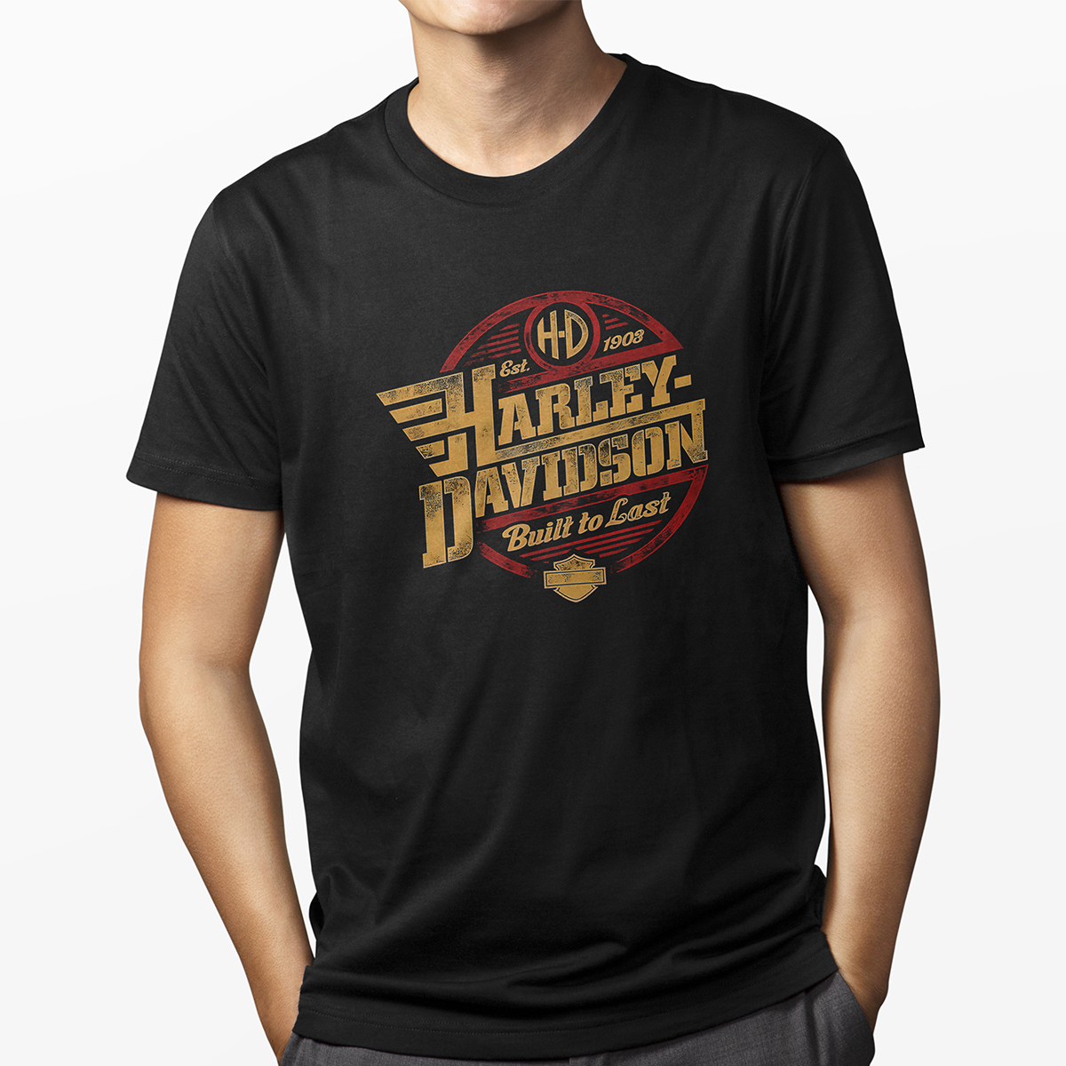 Playera para Hombre - Harley Davidson Built to Last