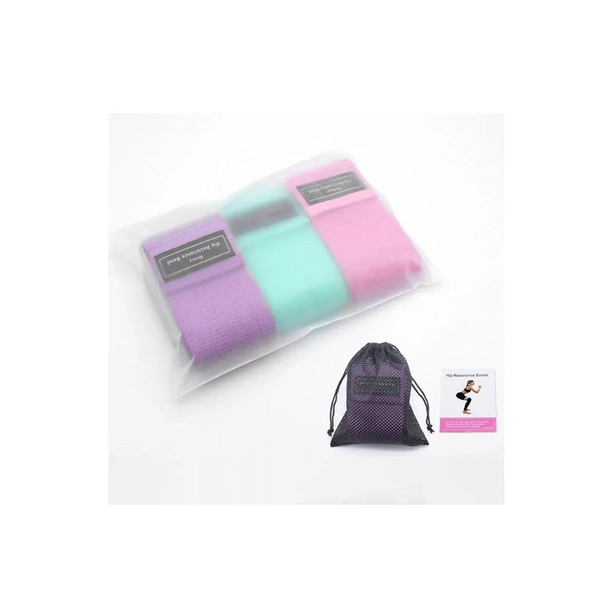 Kit Bandas Resistencia/ligas Ejercicio/banda Elastica 6Pzas