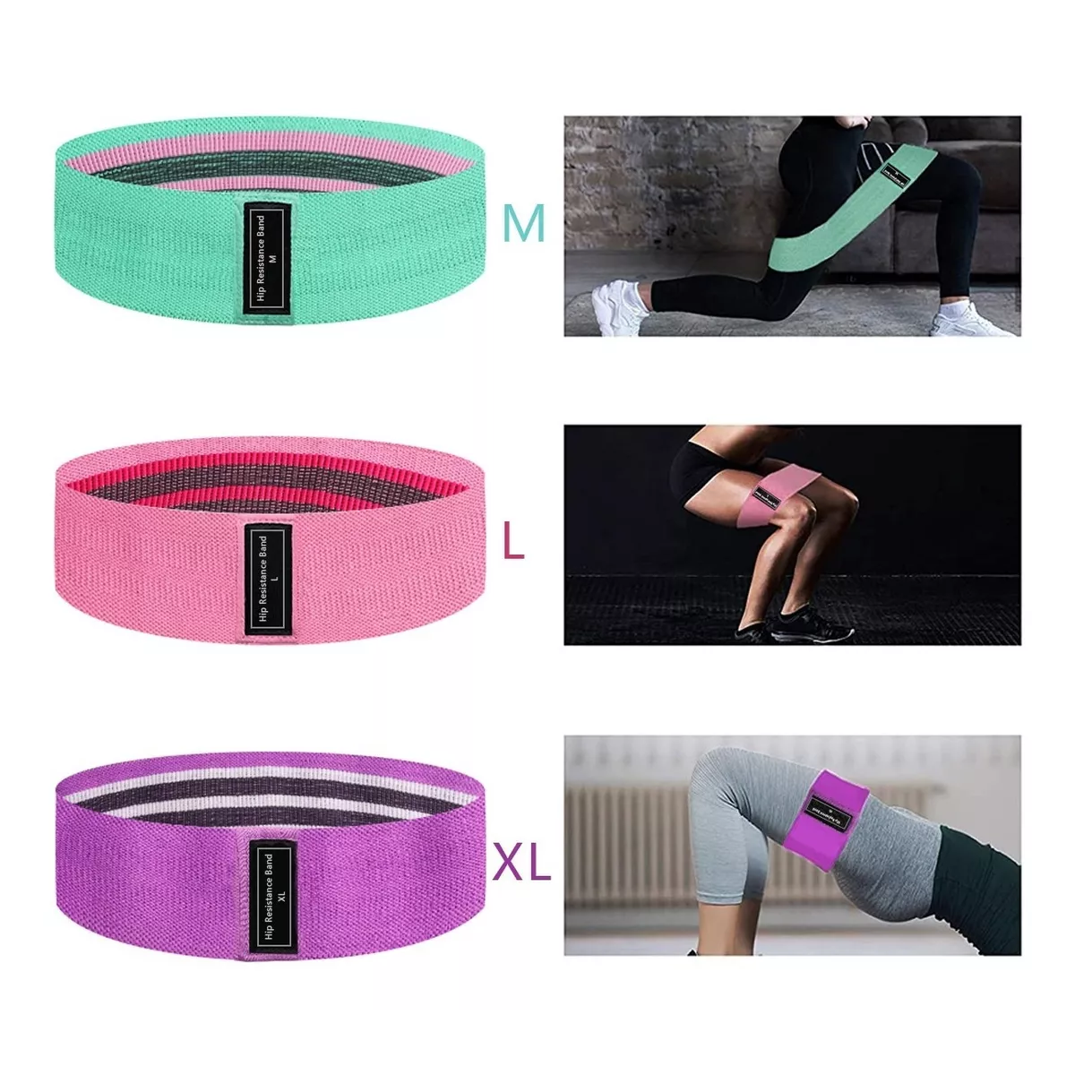 Kit Bandas Resistencia/ligas Ejercicio/banda Elastica 6Pzas