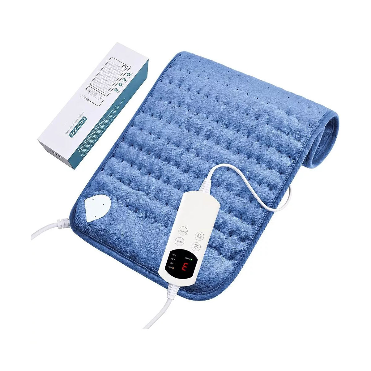 Almohadilla Eléctrica,cojin Electrico Terapia De Calor Azul