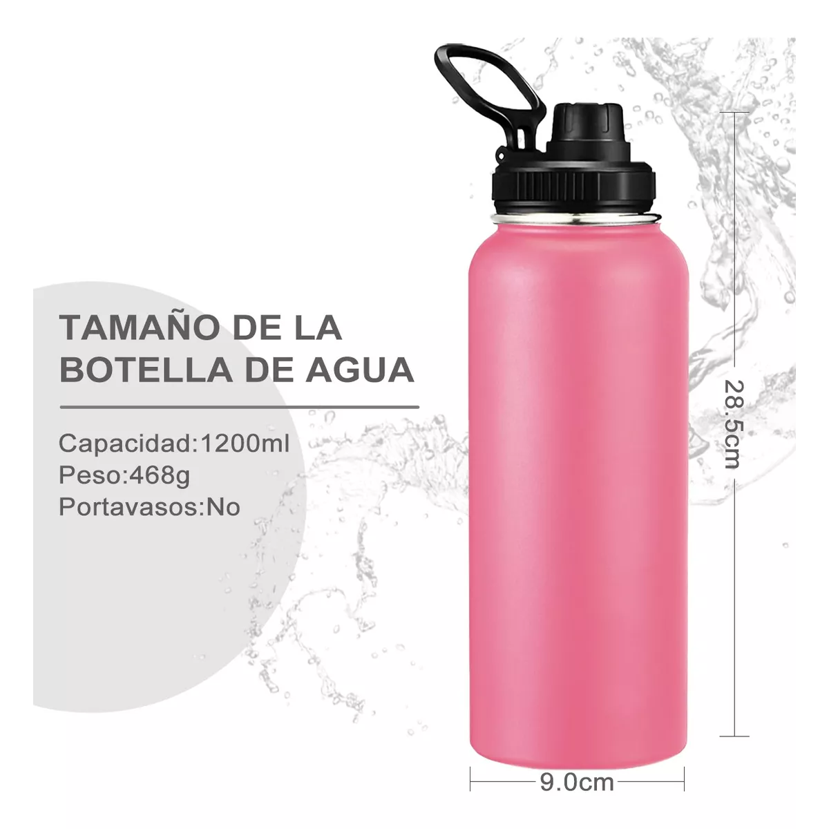 Termo Vaso-botella Acero Inoxidablecon Fría/caliente 40 Oz Carmesi