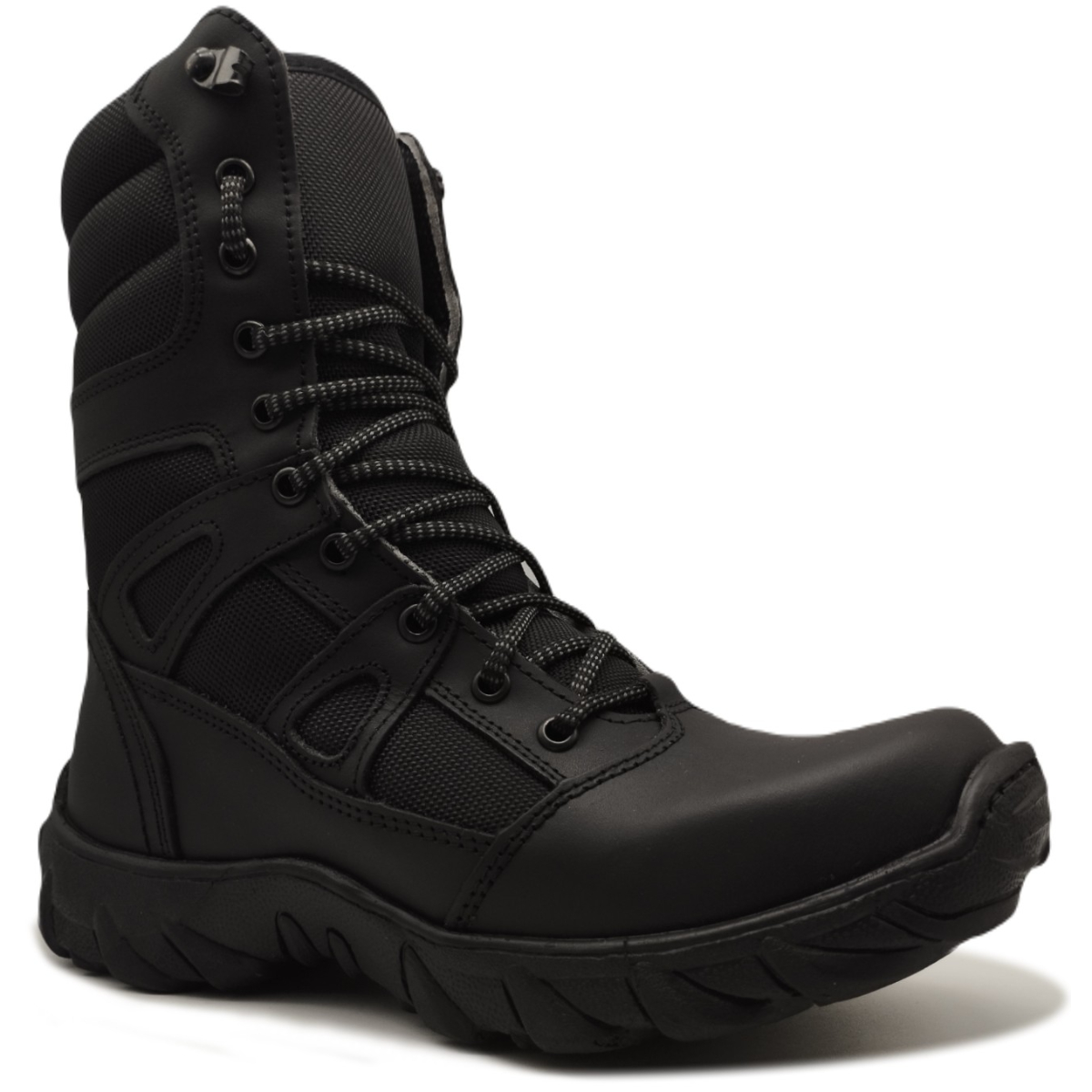 Bota tactica para mujer tipo SWAT de Piel y Cosida mod. 4151