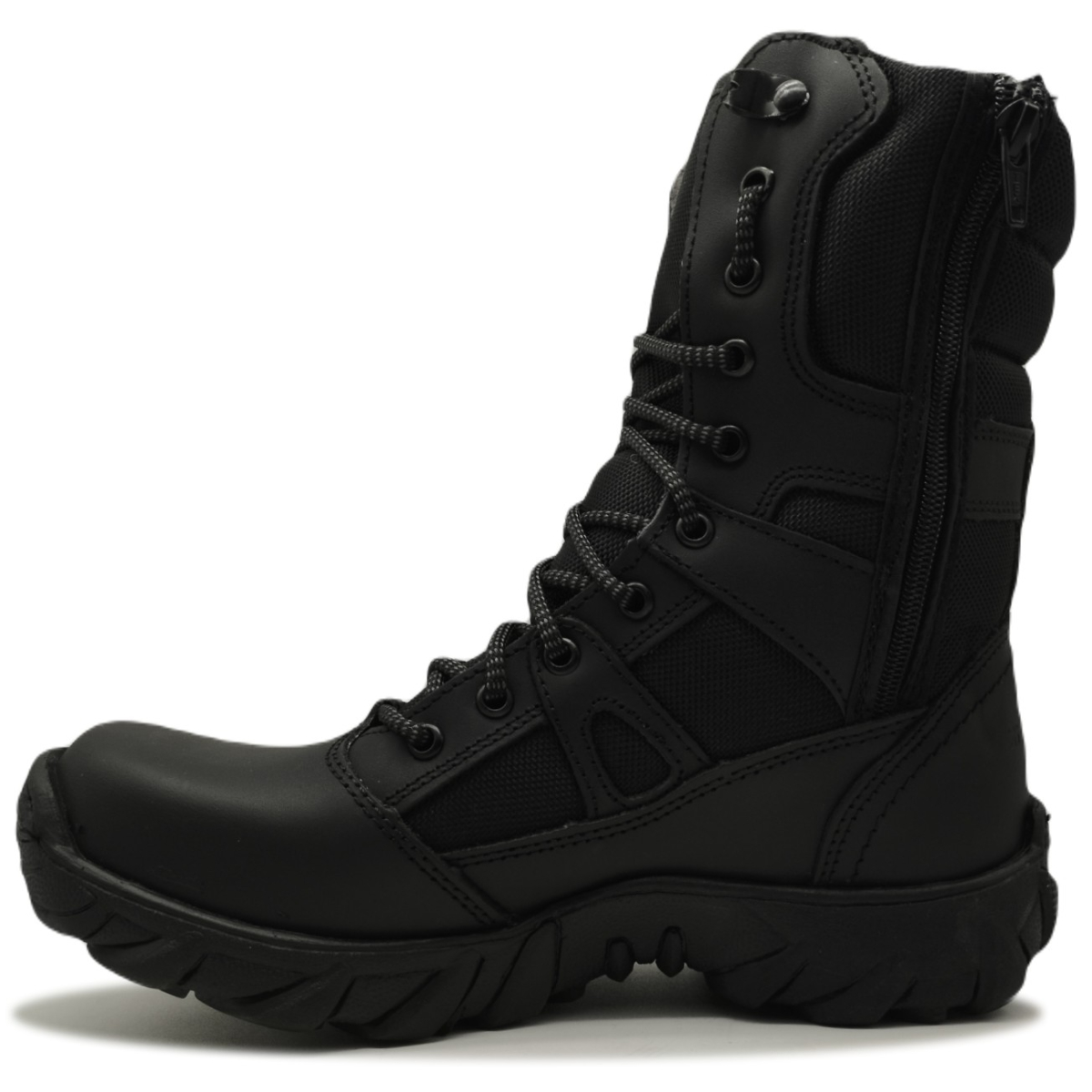Bota tactica para mujer tipo SWAT de Piel y Cosida mod. 4151