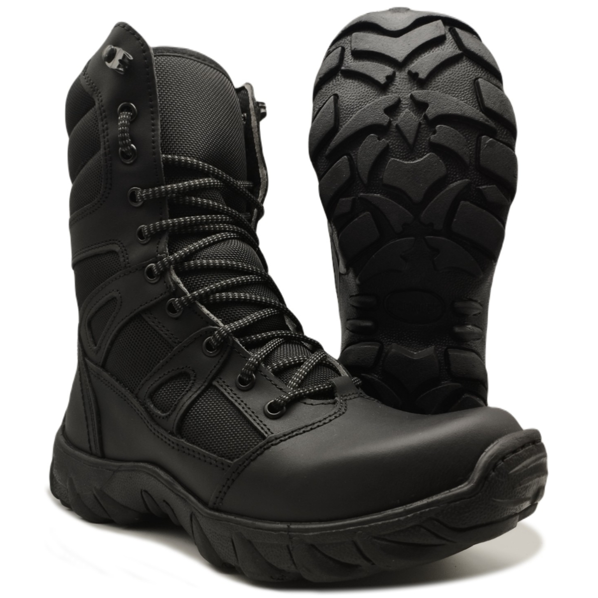 Bota tactica para mujer tipo SWAT de Piel y Cosida mod. 4151