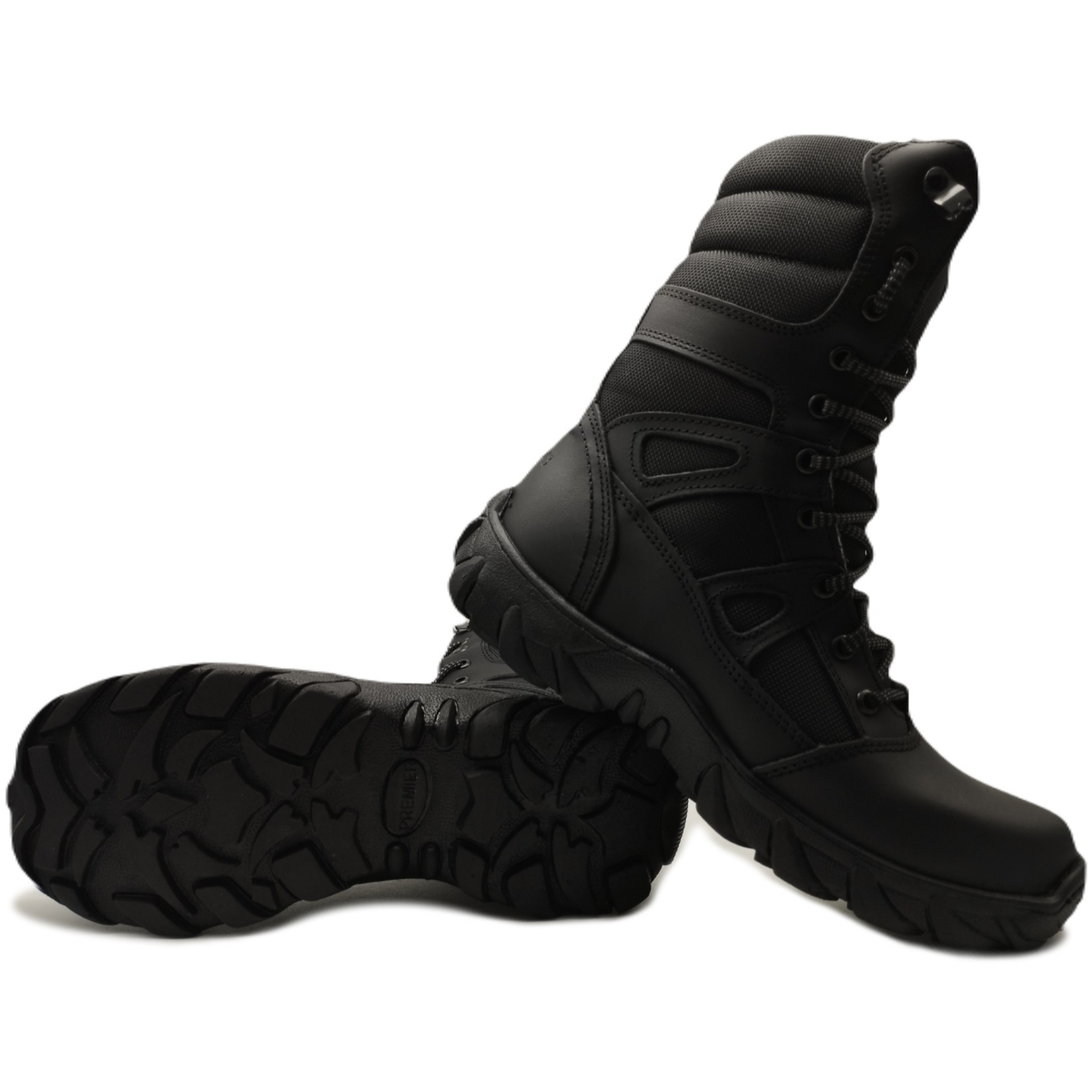 Bota tactica para mujer tipo SWAT de Piel y Cosida mod. 4151