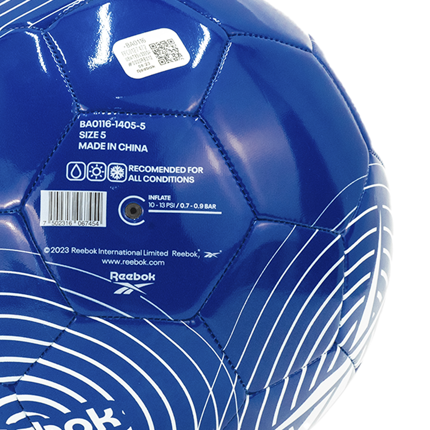 BALON REEBOK UNISEX AZUL REEBOK BALL012 BA01161405.