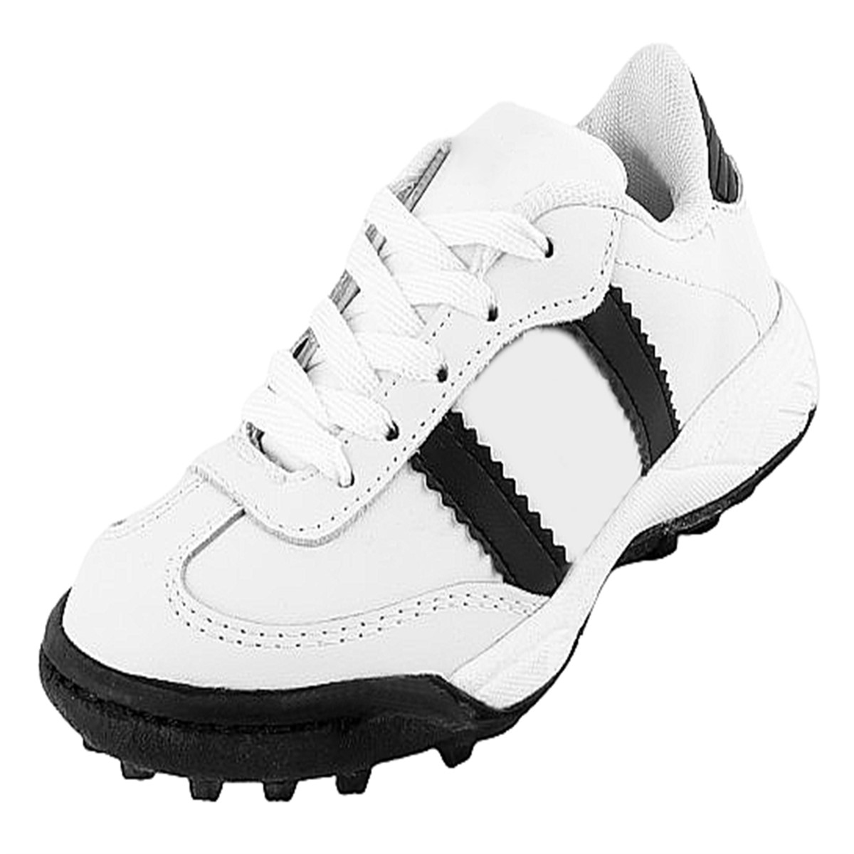 Tenis Fútbol Rápido 100% Piel Cosidos Multitacos FutSala Cómodos 212 Blanco