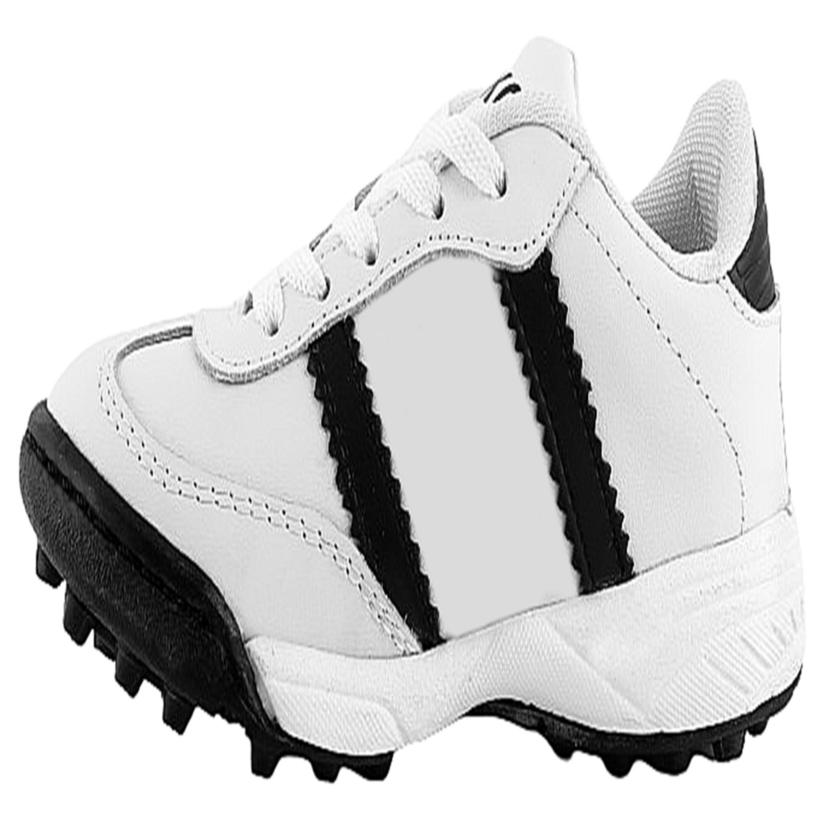 Tenis Fútbol Rápido 100% Piel Cosidos Multitacos FutSala Cómodos 212 Blanco