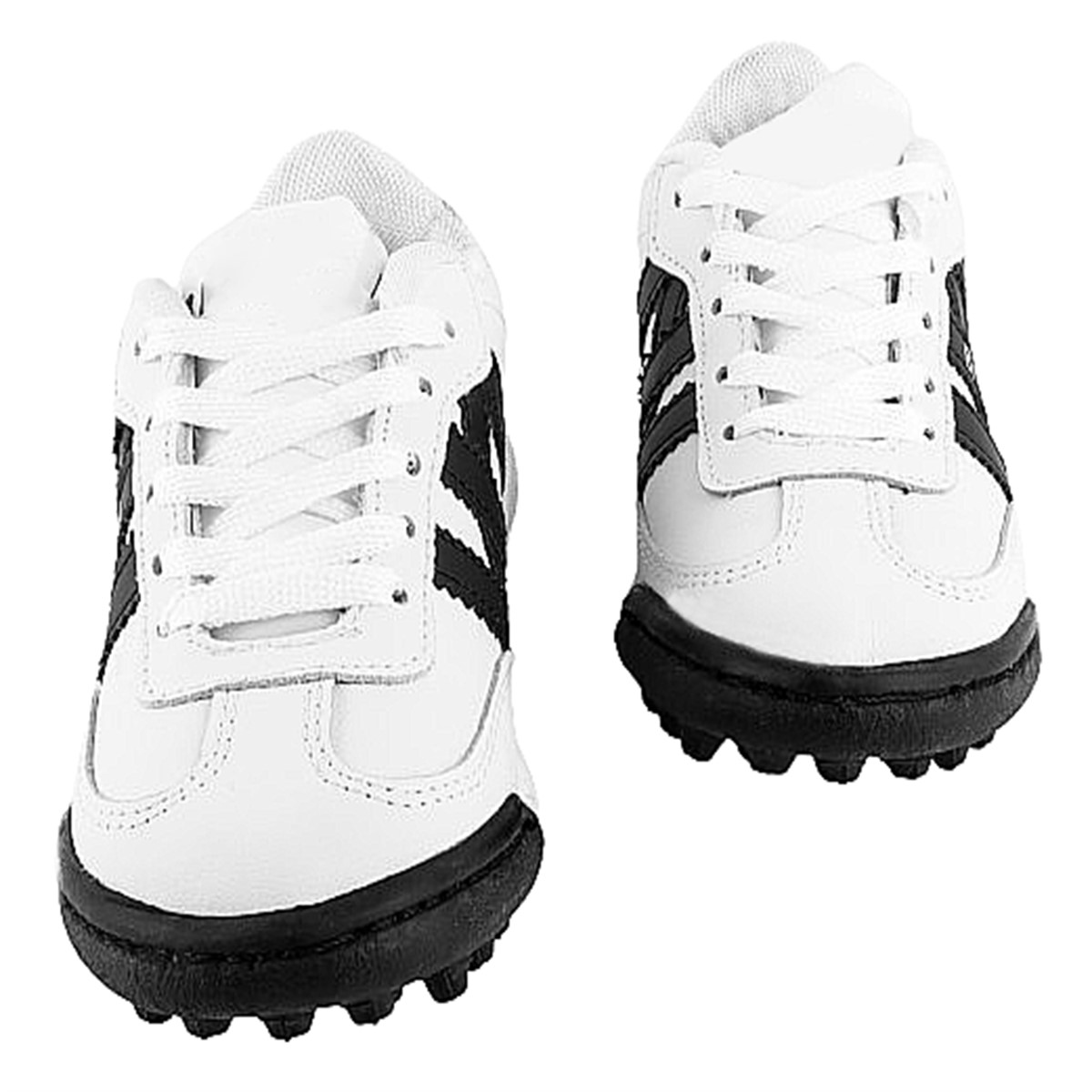 Tenis Fútbol Rápido 100% Piel Cosidos Multitacos FutSala Cómodos 212 Blanco