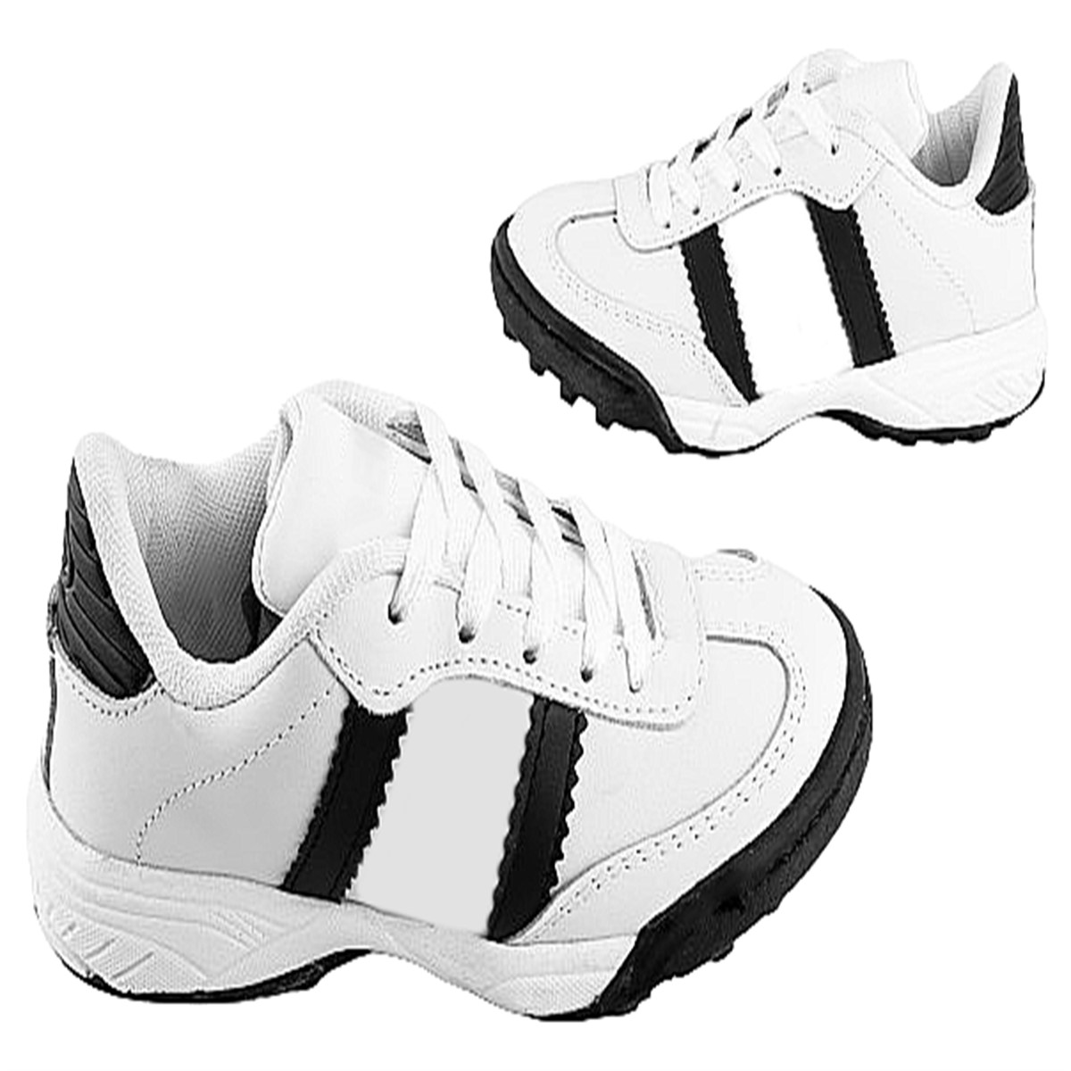 Tenis Fútbol Rápido 100% Piel Cosidos Multitacos FutSala Cómodos 212 Blanco