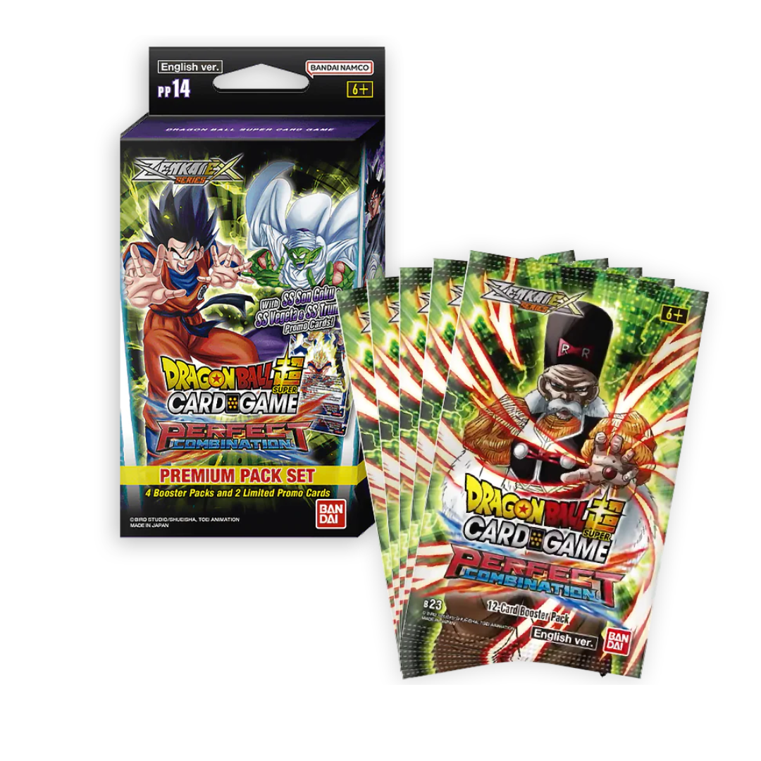 Dbs Tcg - Perfect Combination Premium Pack Set - Zenkai Ex Series