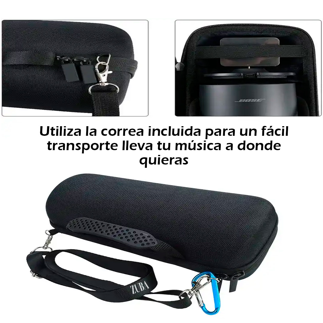 ZUBA Estuche Funda De Viaje Para Bocina Bose Revolve Plus Serie 2, Protección IPX3