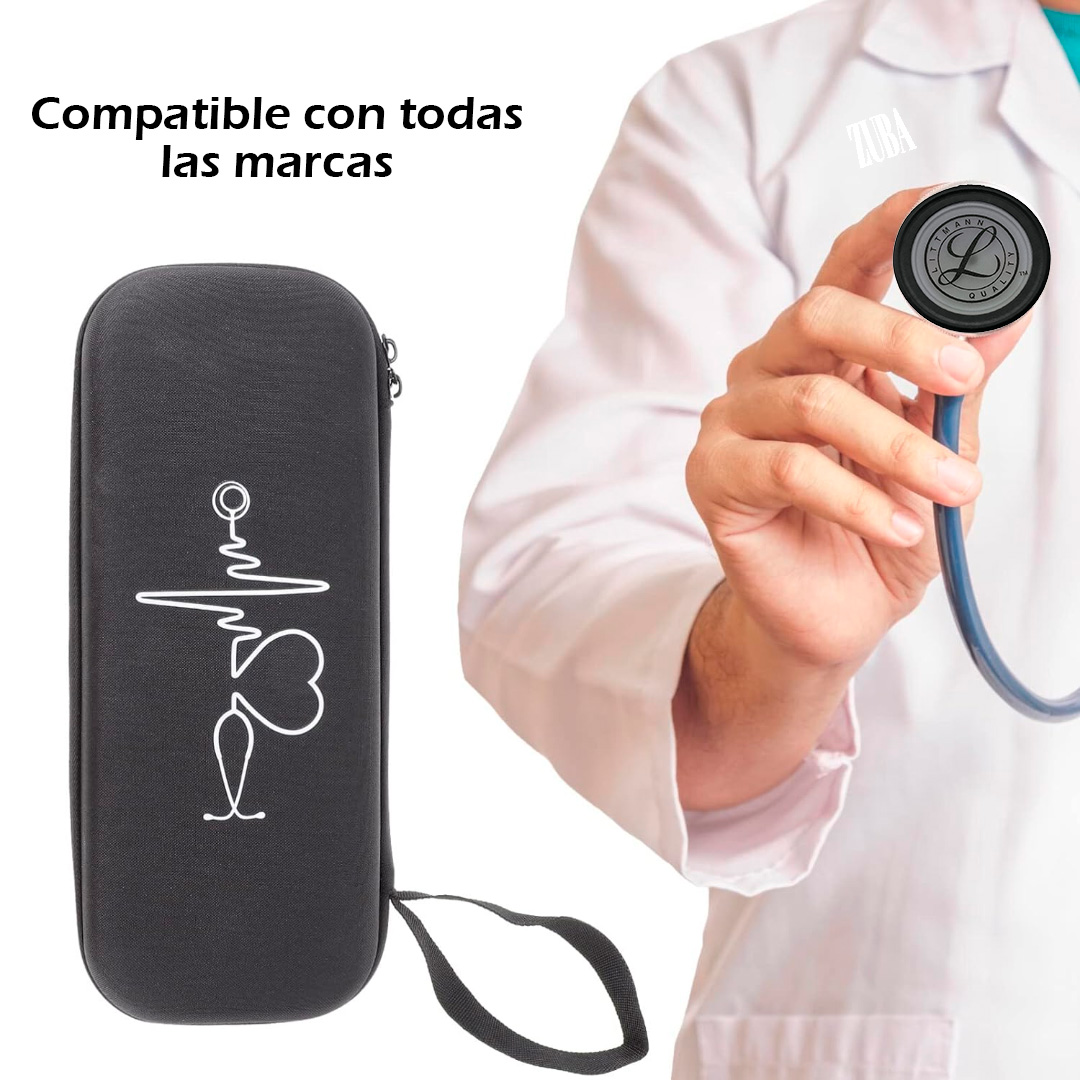 ZUBA Estuche Funda De Viaje para Estetoscopio 3M Littmann Classic III